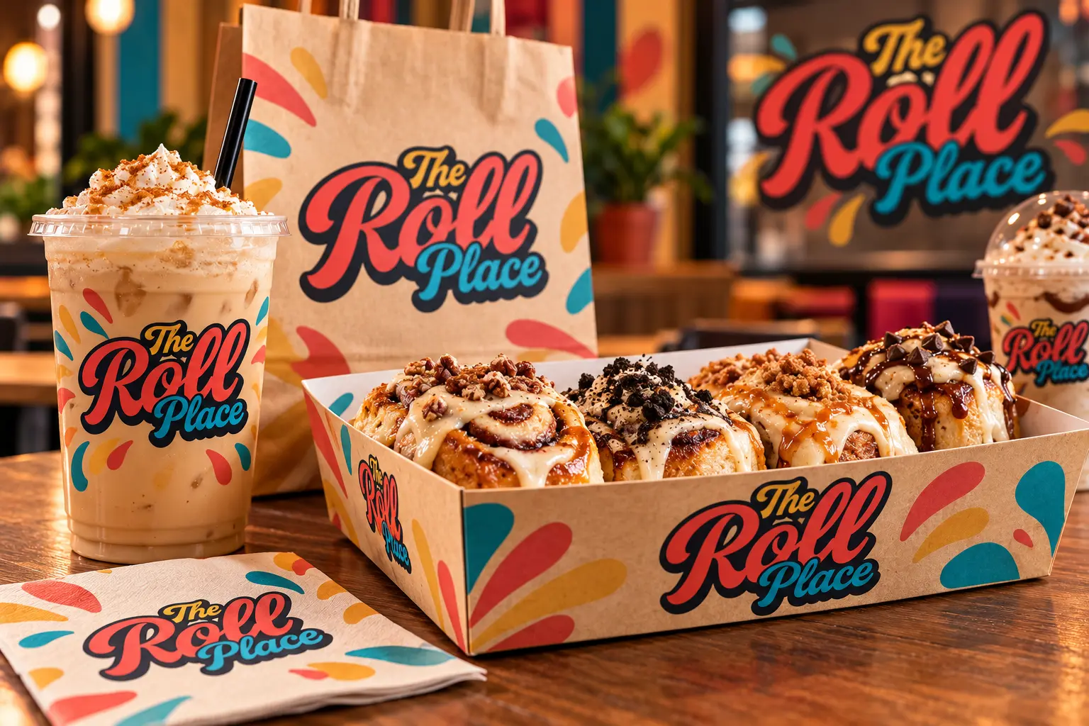 The Roll Place — Identité visuelle · Univers graphique et packaging · Toulouse, France